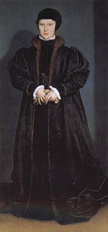 Hans Holbein Denmark s Christina France oil painting art